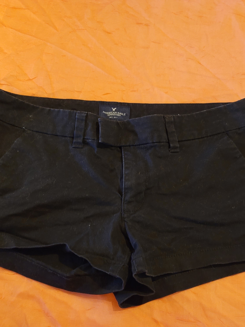 American Eagle Outfitters Black Women's Chino Shorts